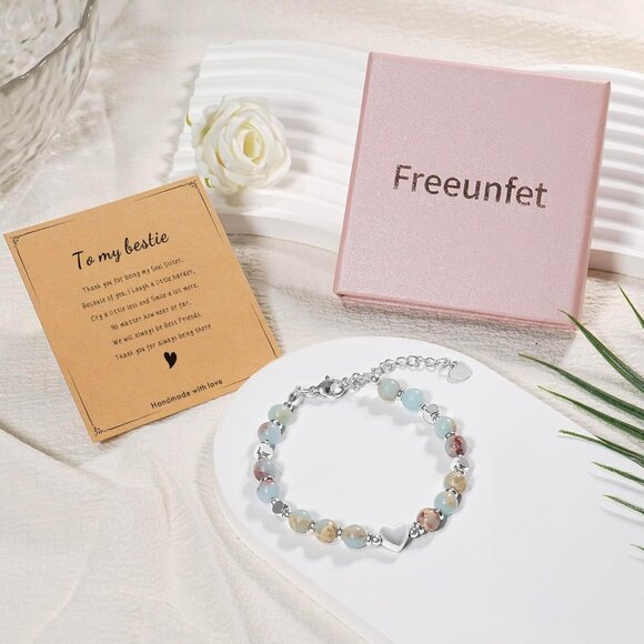 Unique Handmade Friendship Bracelet with Shoushan Stone - Thoughtful Gift Idea - Picture 6 of 6